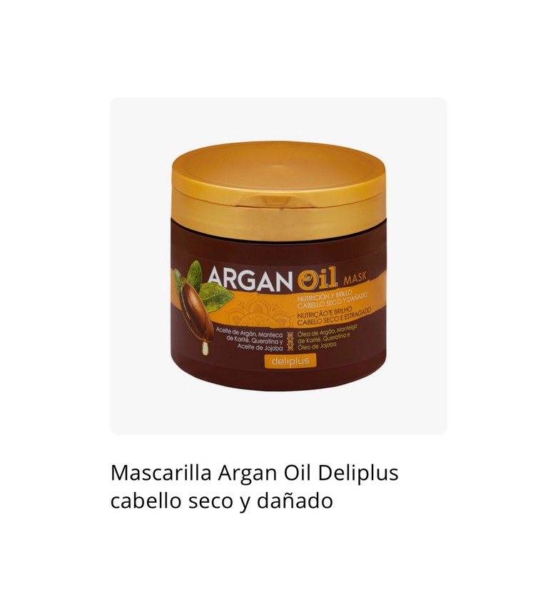 Products Mascarilla aceite de argan