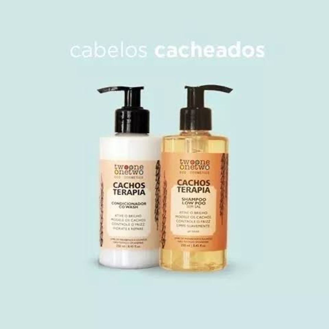 Fashion TWOONE ONE TWO SHAMPOO/CONDICIONADOR CACHOS TERAPIA 250ML
