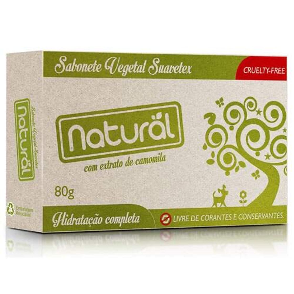 Fashion Orgânico Natural Sabonete Vegetal C/ Extrato de Camomila 80g