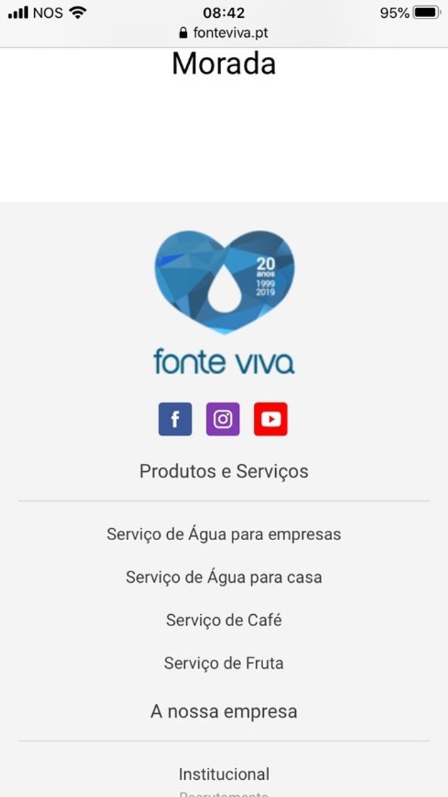 Restaurantes Fonte Viva Distribuidora de Água e Gás