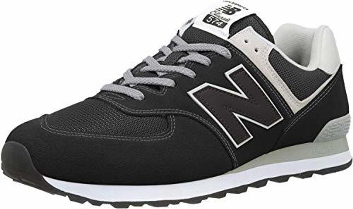 Social New Balance 574 Core Zapatillas Hombre, Negro