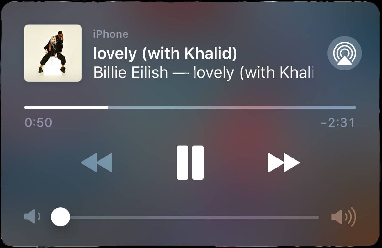 Canción lovely (with Khalid)