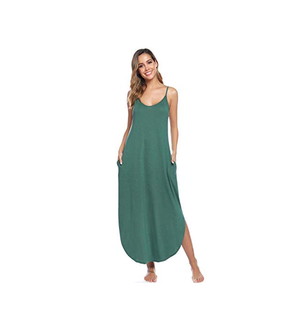 Social Aibrou Vestidos Mujer Algodón Verano