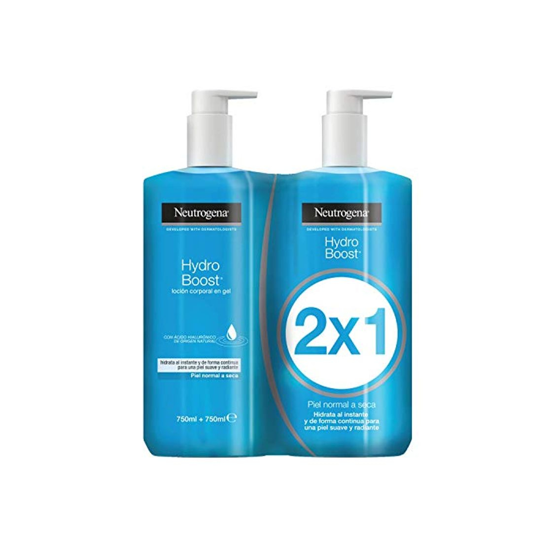 Social Neutrogena Hydro Boost Loción Corporal en Gel - Pack de 2 x