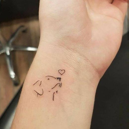 Tattoo em memória do pet 