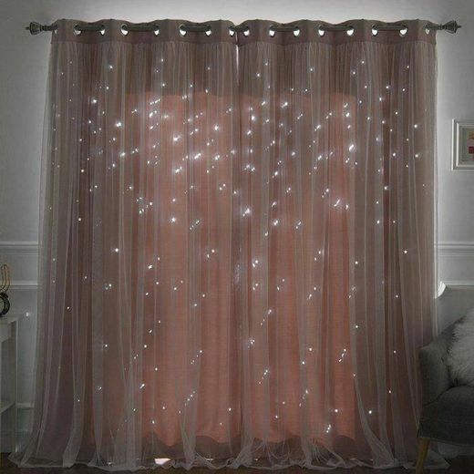 Uma cortina bem Tumblr para o seu quarto dos sonhos 