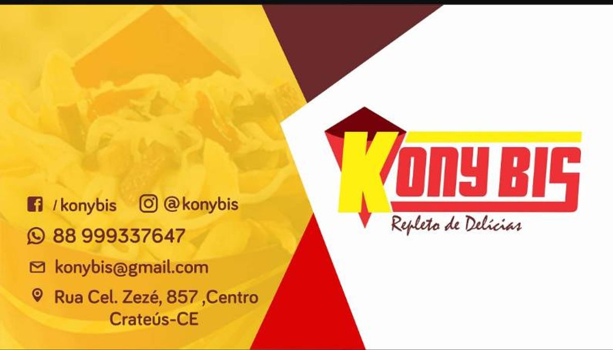 Restaurants Kony Bis Delivery e Retirada - Fátima II