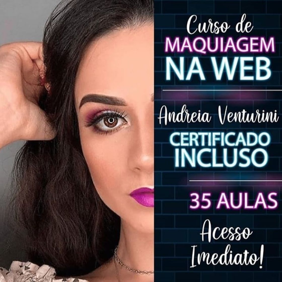 Moda CURSO MAQUIAGEM NA WEB