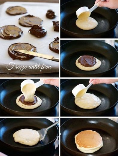 Nutella Stuffed Pancakes | RecipeTin Eats