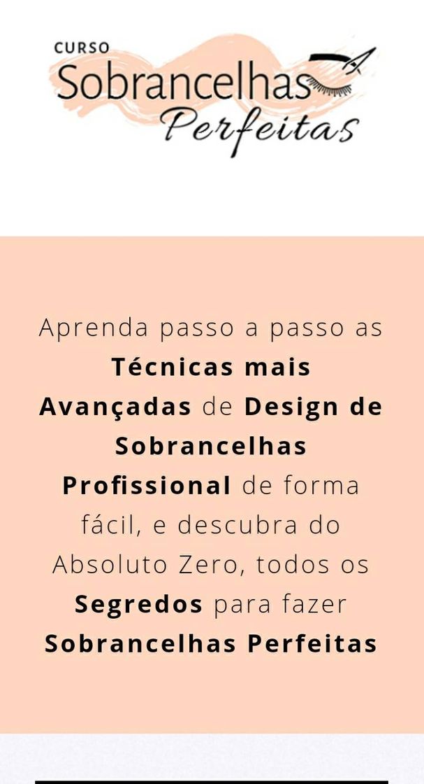 Fashion Design de sobrancelhas 