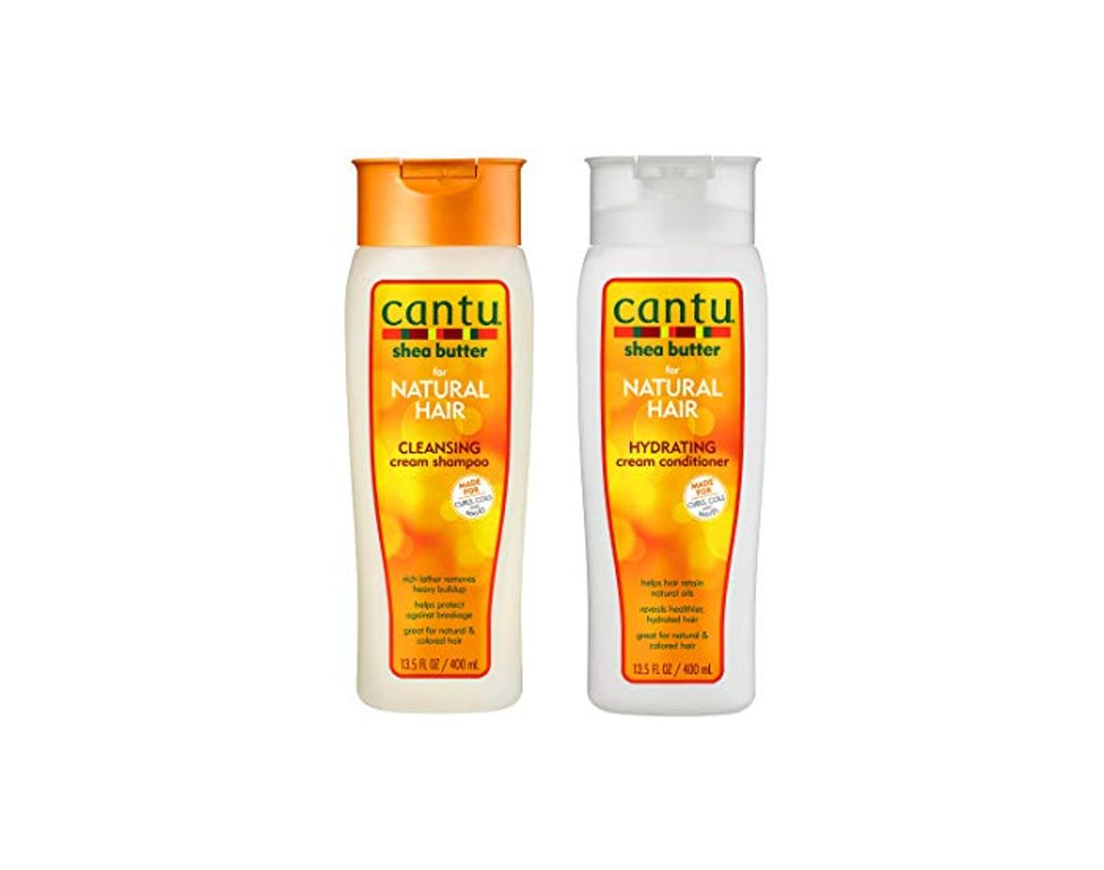 Social Cantu Shea Butter for Natural Hair Shampoo and Conditioner SULFATE FREE by