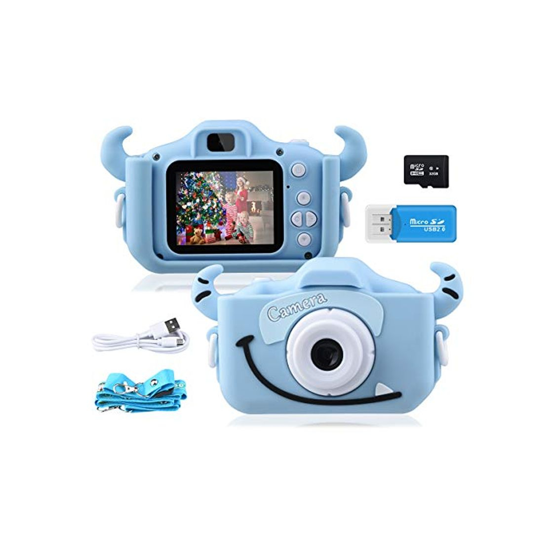 Productos GREPRO Kids Camera,1080P 20MP 2.0 Inches Screen Toddler Digital Camera for Boys