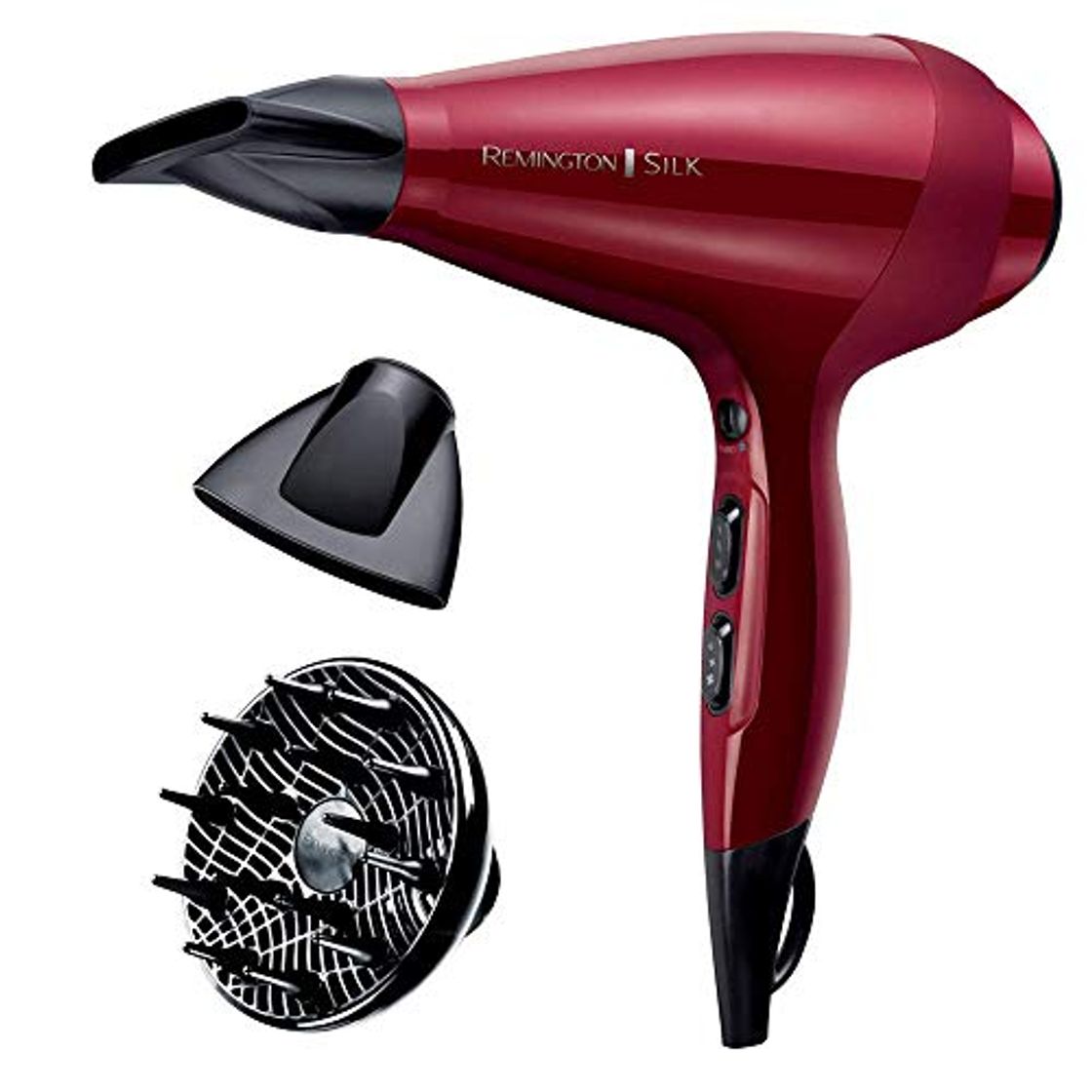 Social Remington AC9096 Silk - Secador de pelo profesional con motor AC