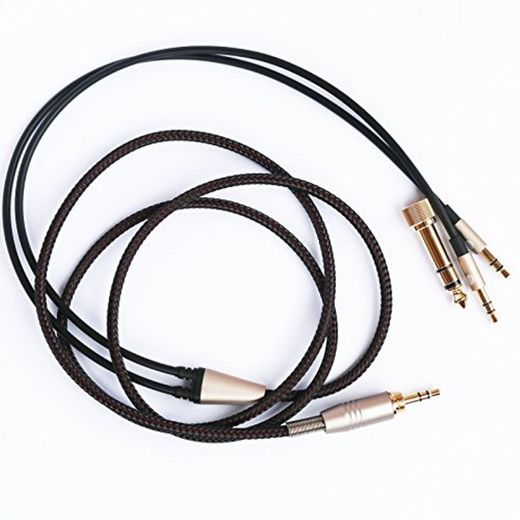 Cable de repuesto compatible con auriculares Hifiman Sundara, Arya, Ananda, HE4XX, HE-400i