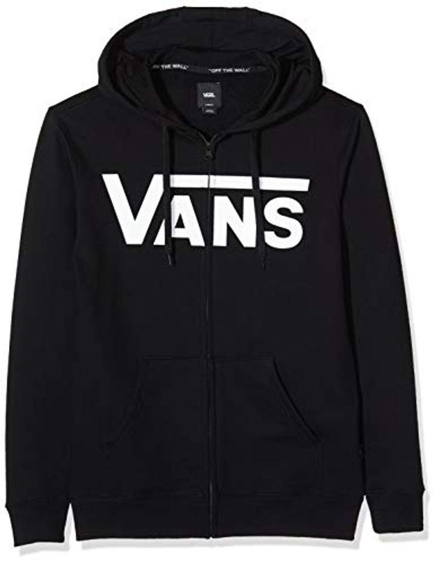 Social Vans MN Classic Zip Hoodie II Sudadera con Capucha, Negro