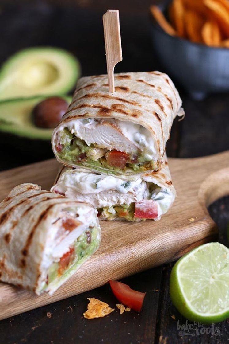 Moda Wrap frango e guacamole 🌯 🥑