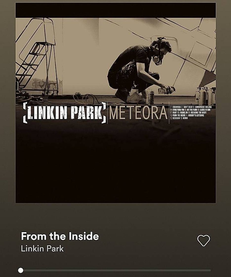 Canción From the inside ~ Linkin Park