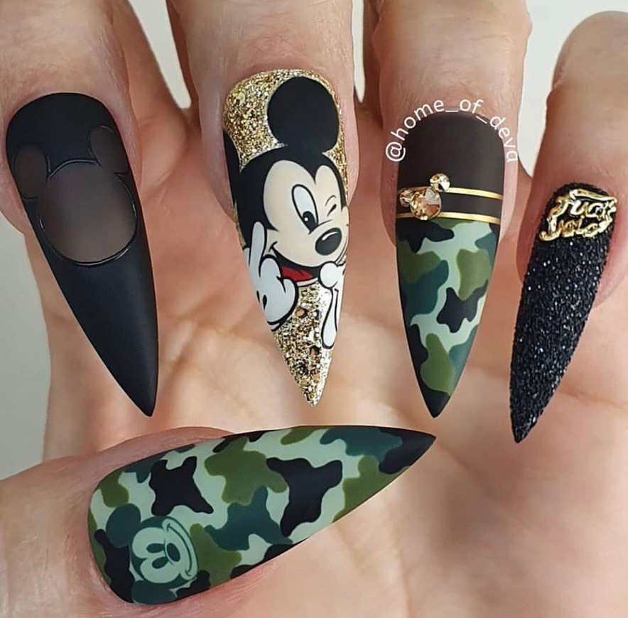 Fashion Mickey militar