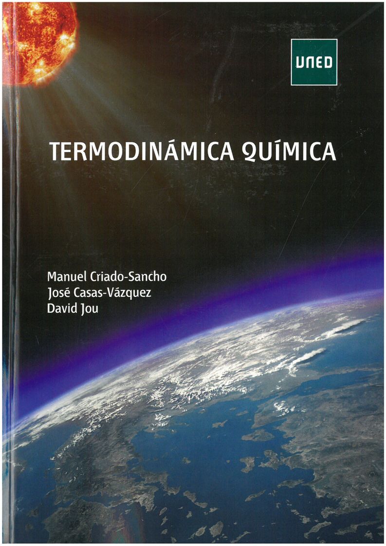 Fashion Termodinámica Química
Manuel Criado-Sancho et al.
UNED, 2013