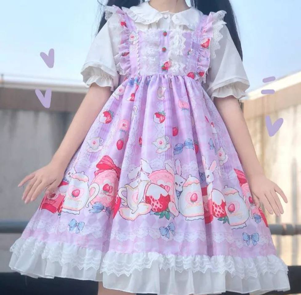 Moda Vestido Sweet Lolita 