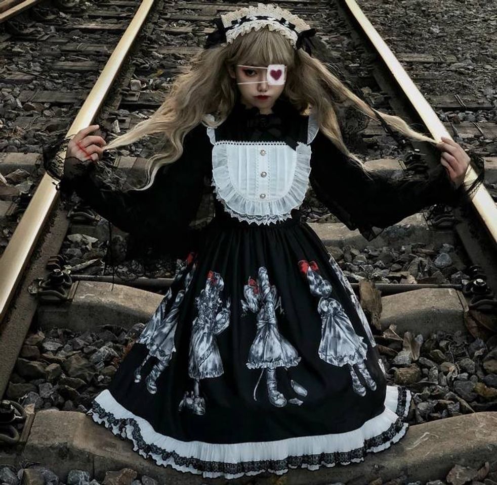 Fashion Vestido Gothic Lolita muñeca