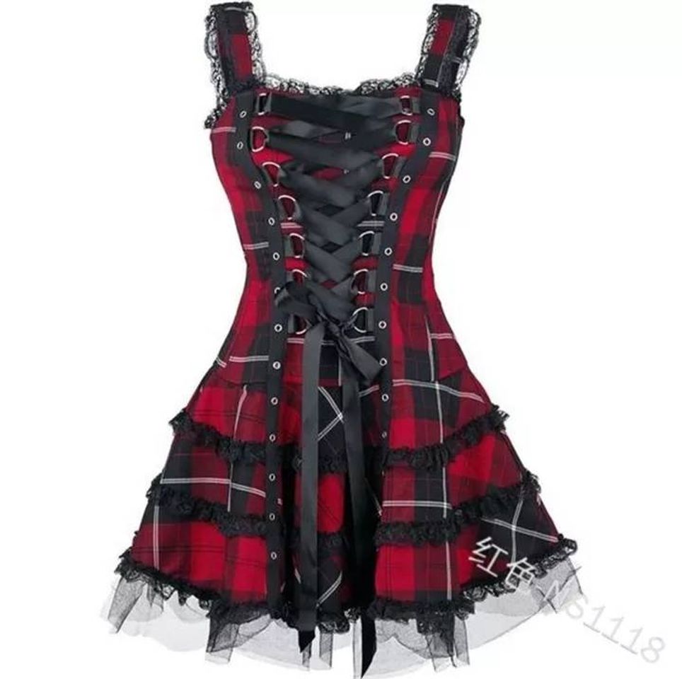 Social Mini vestido punk