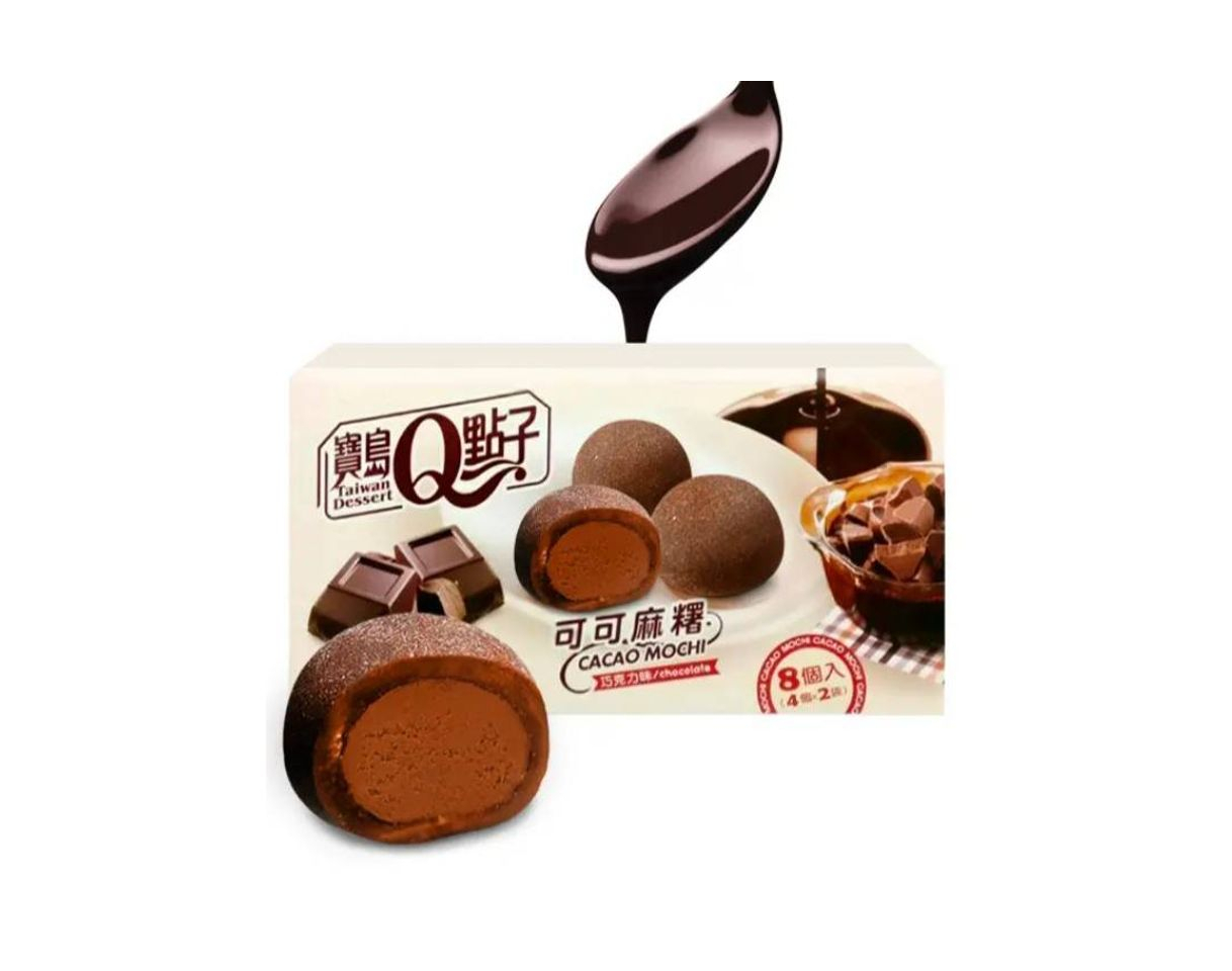 Productos Mochis Chocolateados con relleno de Chocolate Trufado Ganaché