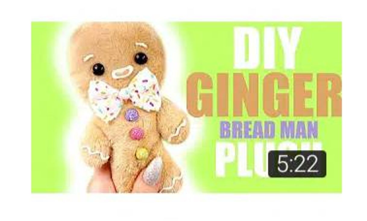 Fashion DIY GINGERBREAD MAN PLUSH! | #Chelseydiymas - YouTube