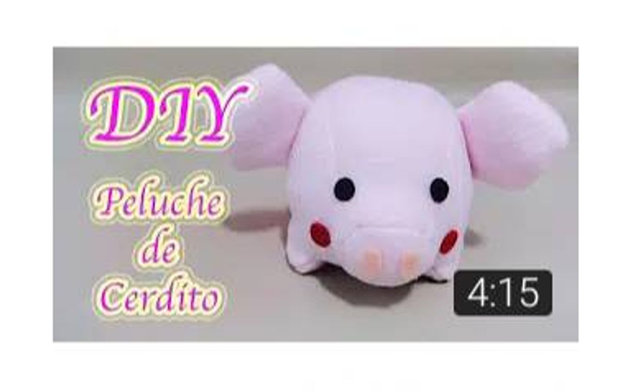 Fashion PELUCHE DE CERDITO / COCHINITO | KAWAII | DIY - YouTube