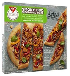 Fry's Family Foods Pizza de leña a la barbacoa ahumada 405g