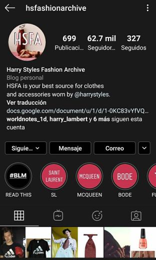 Harry Styles Fashion Archive