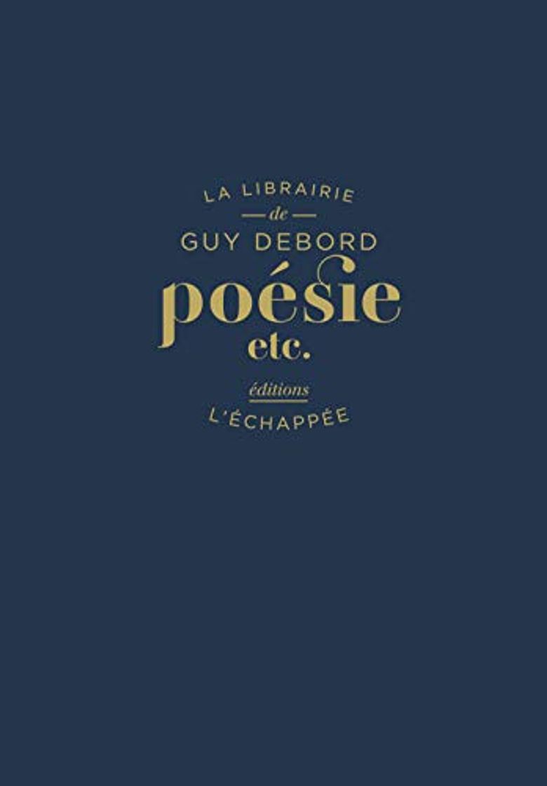 Libro Poésie, etc.