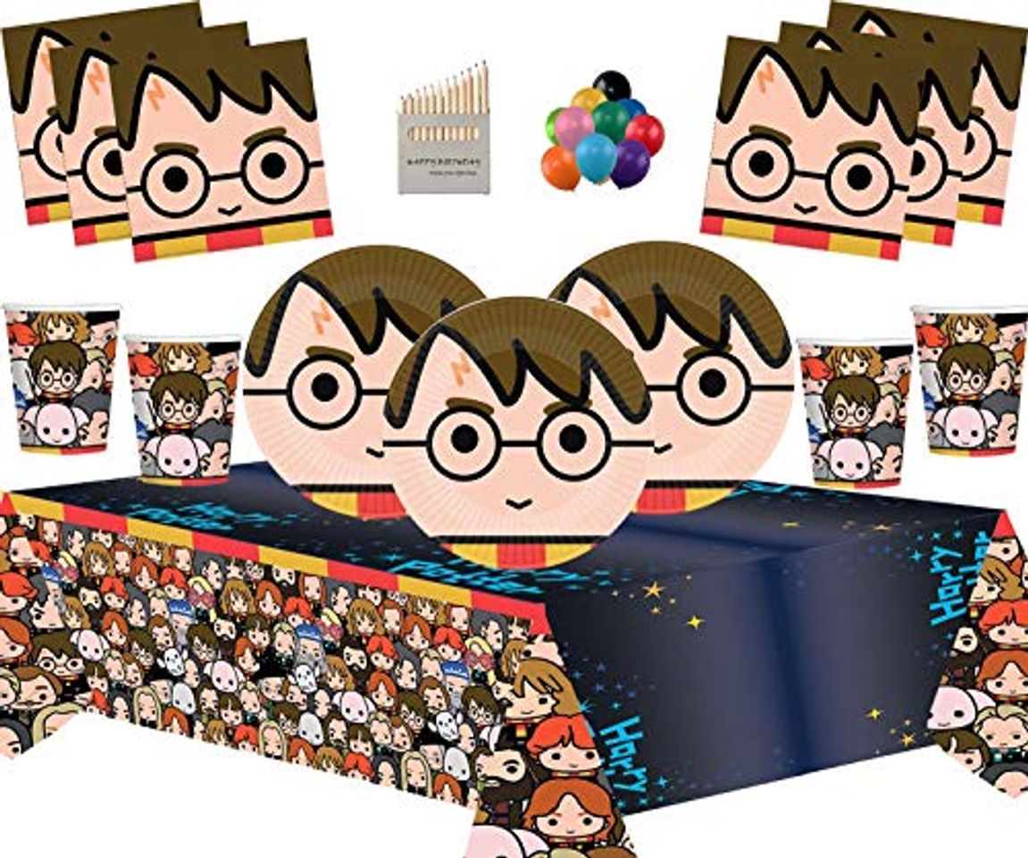 Productos Artículos de Fiesta de Harry Potter Platos de Papel Vasos Servilletas Manteles