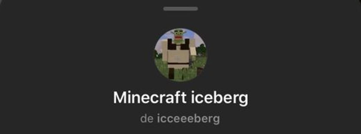 Social Minecraft iceberg