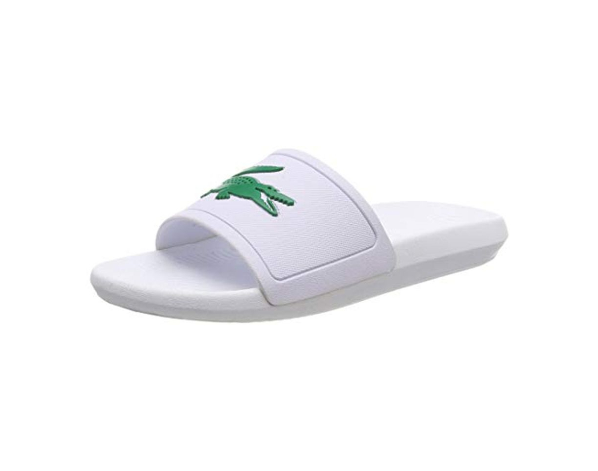 Fashion Lacoste Croco Slide 119 1 CMA, Sandalias de Punta Descubierta para Hombre,