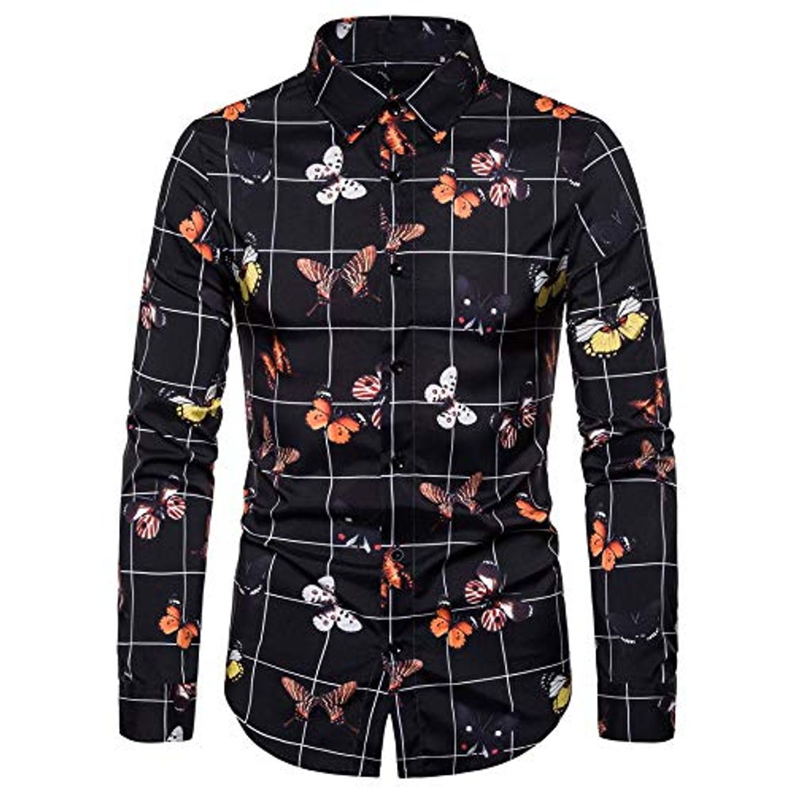Social Jinyuan Camisa De Hombre Spring New Men's Fashion Dragon Print Slim Fit Casual Social Business Camisa De Manga Larga Marca Vino Tinto M