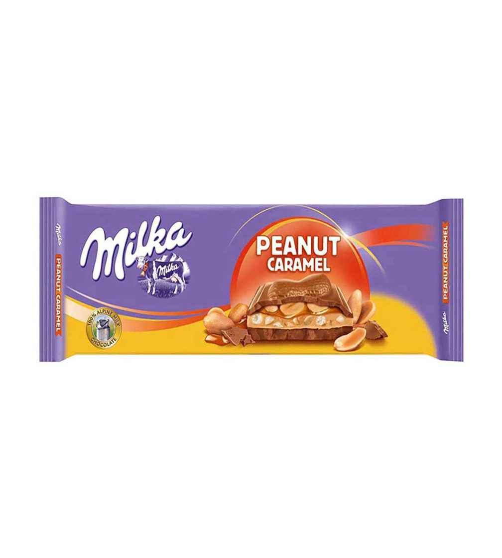 Moda MILKA chocolate peanut caramel tableta 276 gr | RELLENOS ...