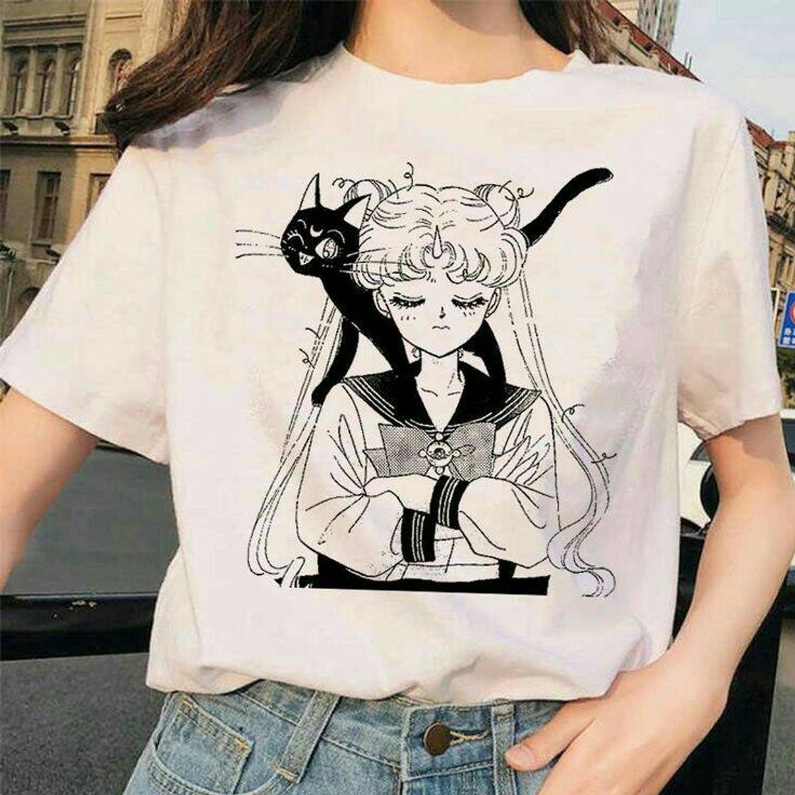 Moda Camiseta feminina Sailor Moon