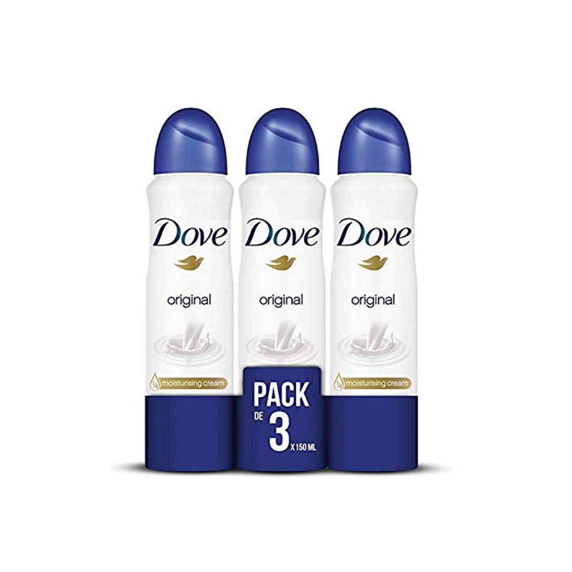 Product Dove Desodorante Original - Pack de 3 x 150 ml