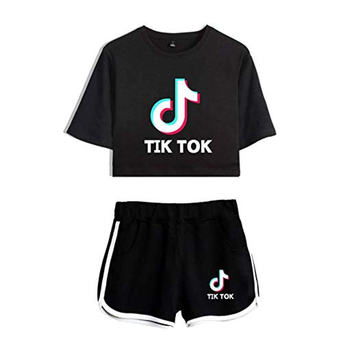 Product TIK Tok Top y pantalón Corto de Ocho Puntos para niña