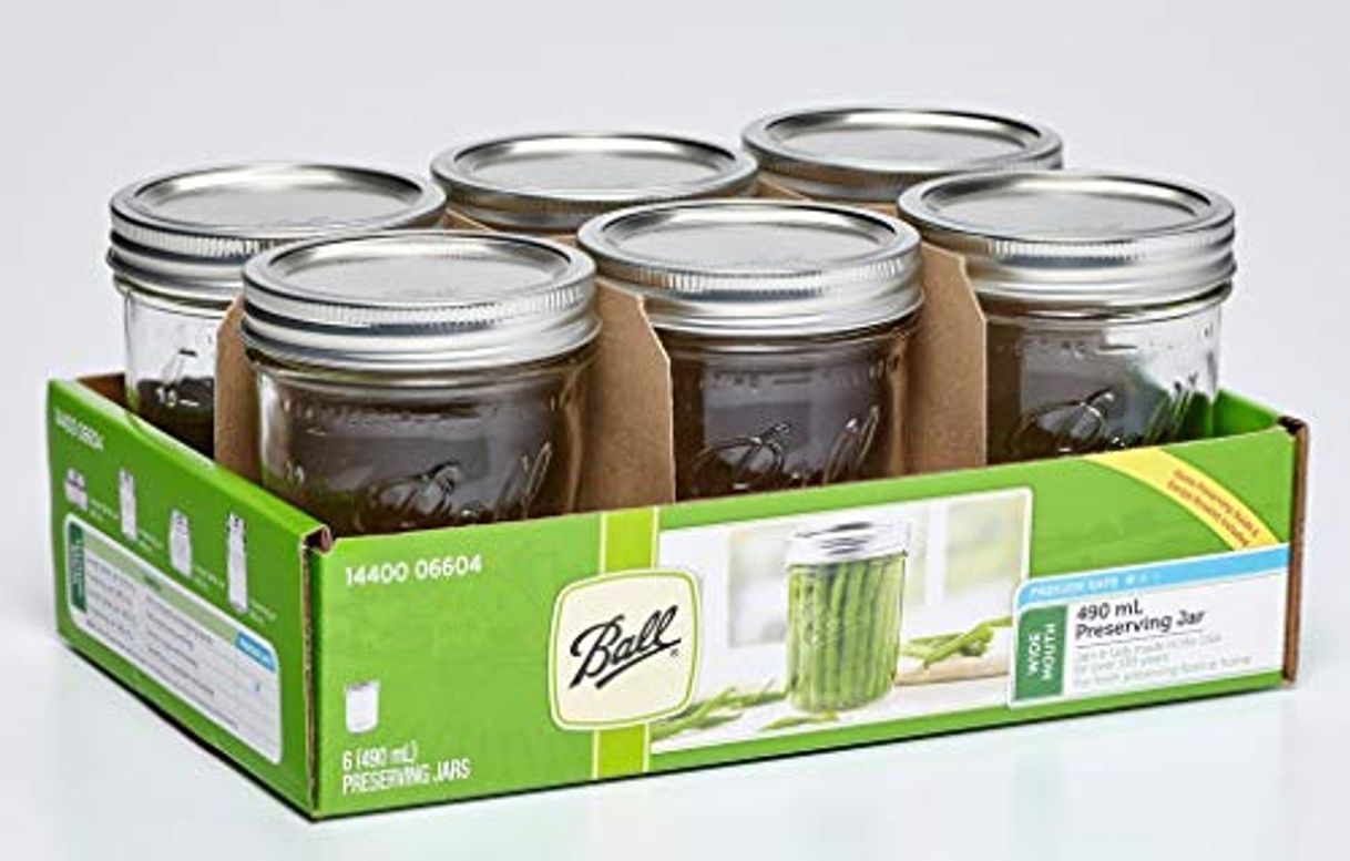 Categoría de hogar Pack de 6 tarros, de Ball Mason Jars