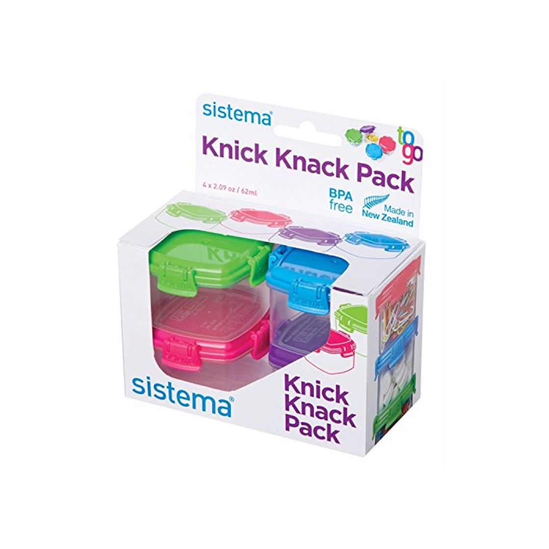 Productos Sistema SI21127 Knick Knack To Go - Tartera de plástico