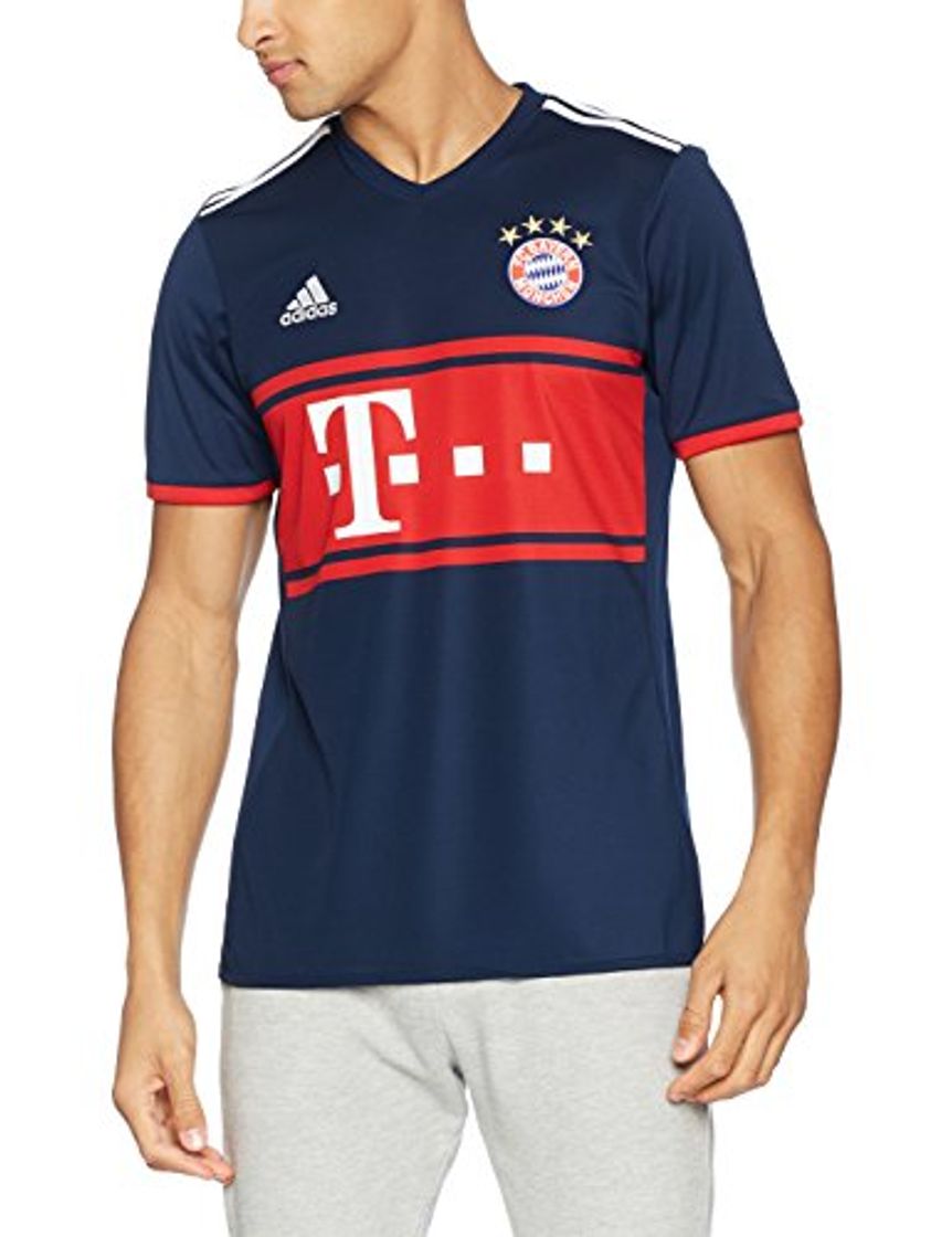 Social adidas FCB A JSY Camiseta 2ª Equipación Bayern Munich 2017-2018, Hombre, Azul