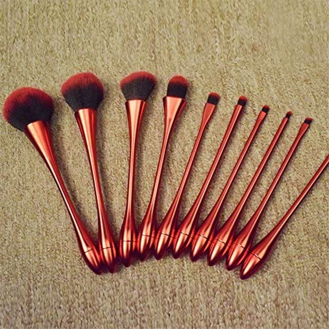 Electrónica 10pcs Nueva cáliz cintura profesional Make Up juego de pinceles de maquillaje