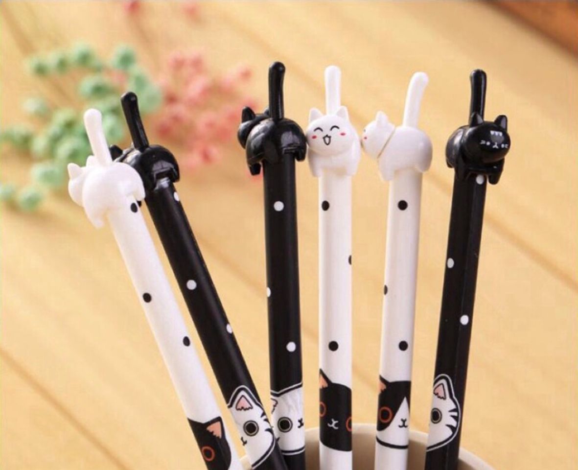 Social Caneta de gel gato 