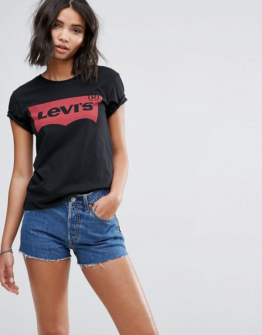 Social Levi's The Perfect Tee, Camiseta, Mujer, Negro