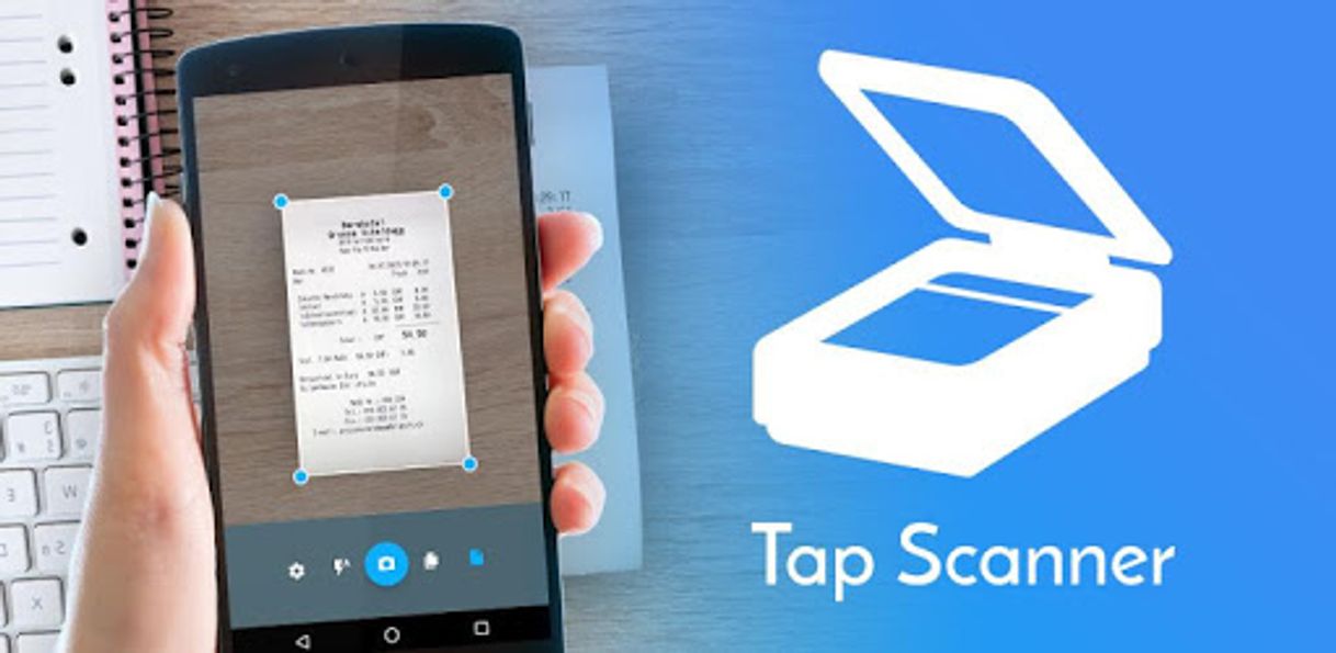 App Escaner de camara a PDF: TapScanner