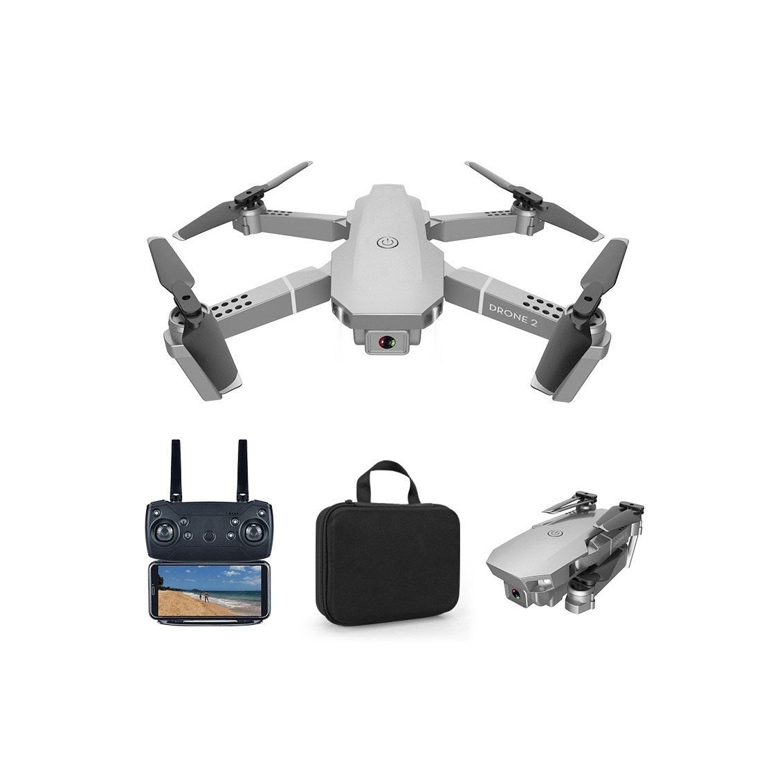 Products E68 Foldable RC Drone WiFi FPV 4K HD Camera 4 Channels