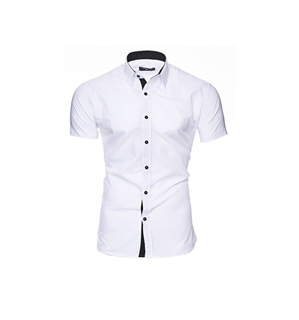 Moda Kayhan Hombre Camisa Manga Corta