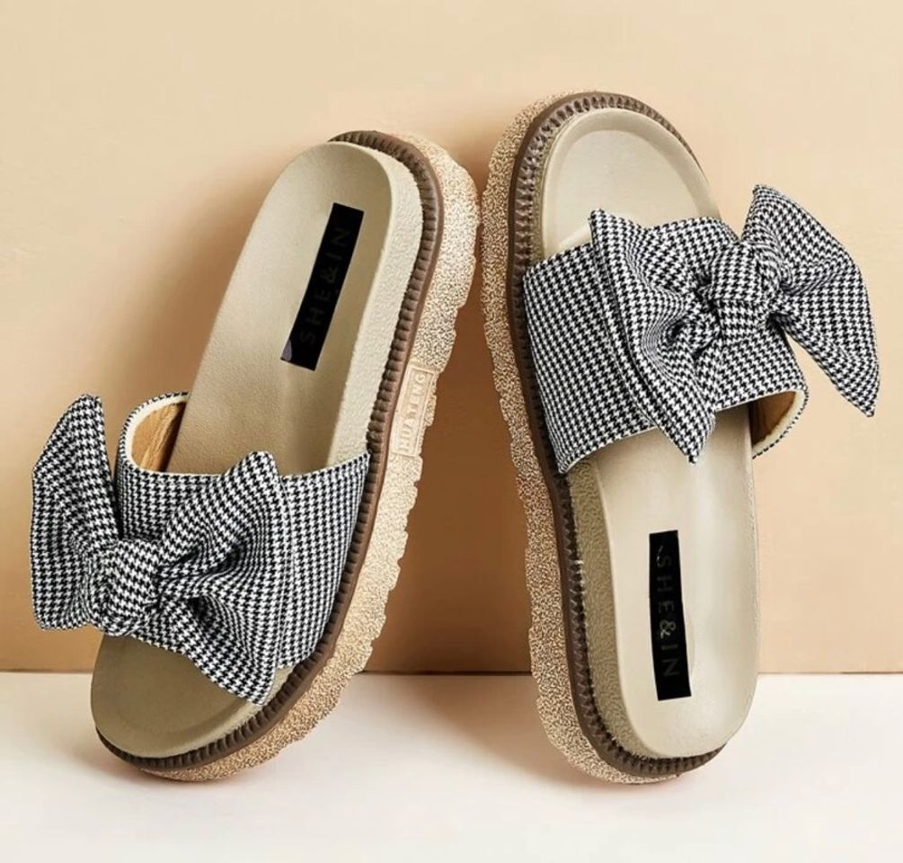 Social Zapatillas con lazo 